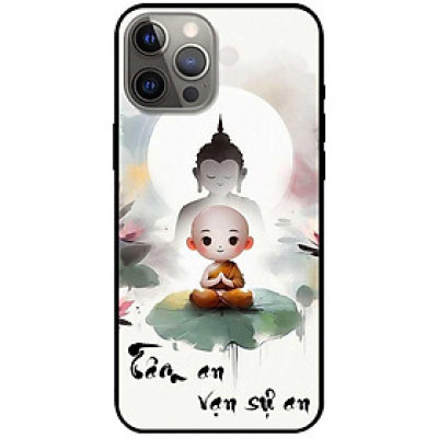 Ốp lưng dành cho Iphone 12 - 12 Pro - 12 Pro Max - 13 Mini - 13 - 13 Pro - 13 Pro Max - Chú Tiểu Sự An - Hàng Chính Hãng