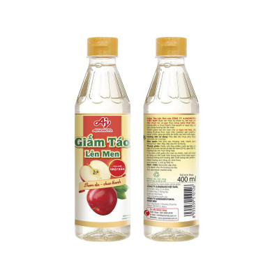 Combo 3 Chai Giấm Táo Lên Men 400ml