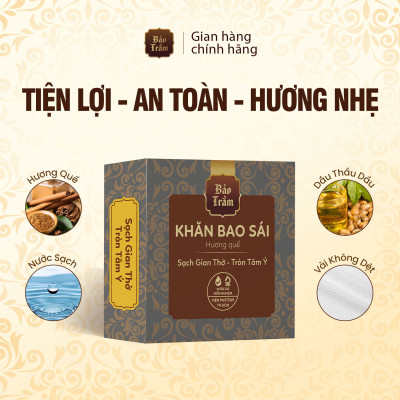 Combo Thanh Tịnh An Gia – Nhang Trầm Hương Máy Lạnh 30cm 100g + Khăn Bao Sái Bảo Trầm