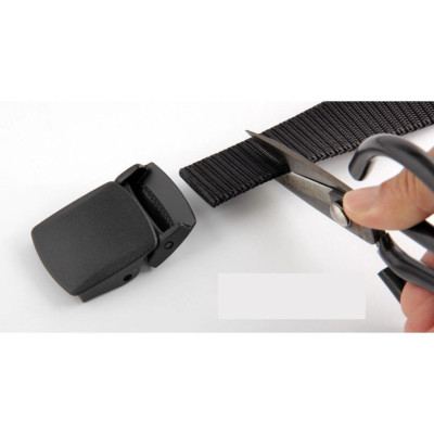 Thắt lưng vải khoá nhưa_không cần tháo khi đi máy bay