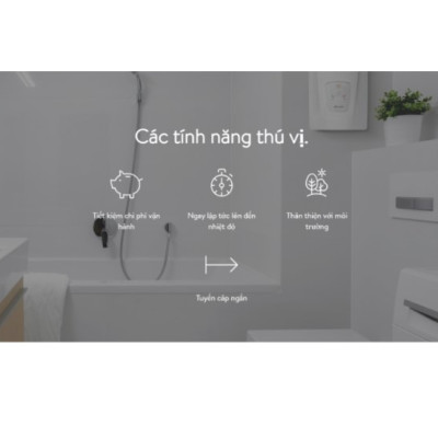 Máy nước nóng tức thì E-Comfort DLX Next - Hàng Chính hãng 
