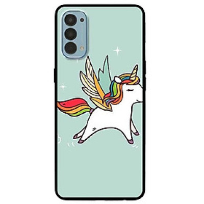 Ốp lưng dành cho Oppo Reno 3 / A91 - Reno 3 Pro - Reno 4 - Reno 4 Pro mẫu Ngựa Cánh Thiên Thần