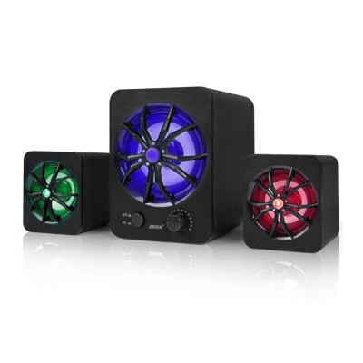 Loa máy tính SADA D-207 kết hợp có dây USB Đèn LED âm thanh nổi đầy màu sắc
