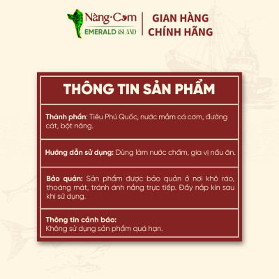 Sốt Tiêu Ngào Đường Phú Vị - Đặc Sản Phú Quốc - Nàng Cơm