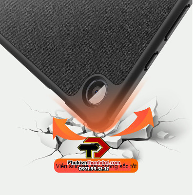 Bao da cho SamSung Galaxy Tab A9+ Plus 2023 chính hãng Dux Ducis Domo viền mềm chống sốc - Hàng chính hãng 