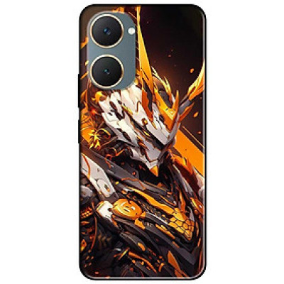 Ốp lưng cho Vivo Y03 - Y03T - Y18 - Y18S - Y18T - Y27 5G - Y28 4G - Y36 - Rô Bô Cam - Hàng Chính Hãng