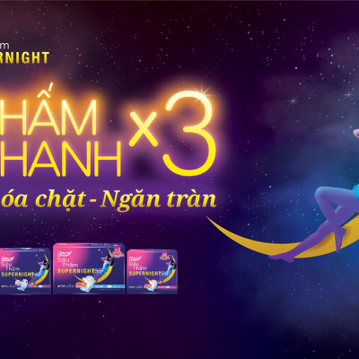 Combo 6 Băng Vệ Sinh Diana Super Night 35cm (Gói 3 Miếng)
