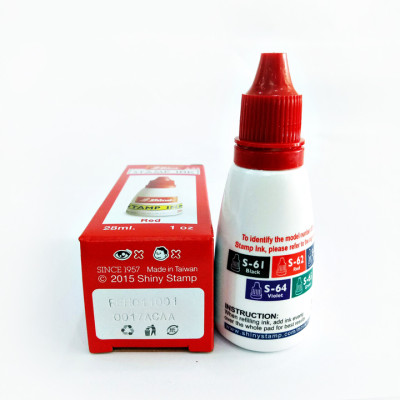 Mực dấu Shiny dùng trên giấy (Lựa chọn màu mực: Xanh, Đỏ, Đen) - Hàng nhập khẩu