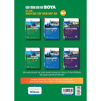 Sách - Giáo Trình Hán Ngữ Boya Sơ Cấp 2 - Sách Bài Tập Kèm Đáp Án - MCBooks