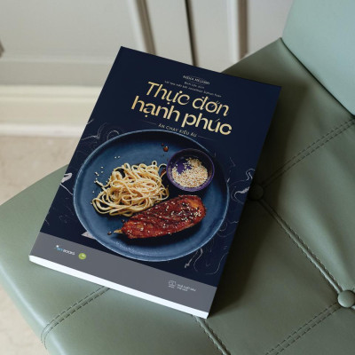 Sách - Thực Đơn Hạnh Phúc - Ăn Chay Kiểu Âu - Nisha Melvani - AZ Việt Nam