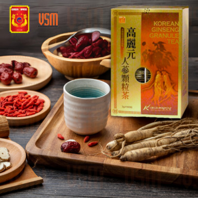 Trà Sâm Ginseng House Hàn Quốc Korean Ginseng Tea - Hộp 100