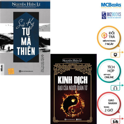 Sách - Sử Kí Tư Mã Thiên + Kinh Dịch Đạo Của Người Quân Tử - Combo 2 Cuốn - MCBooks