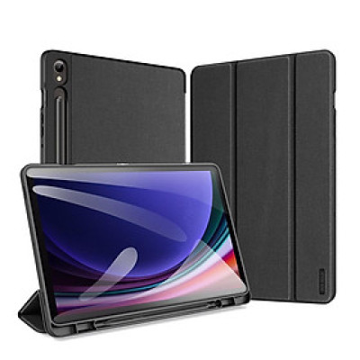 Bao Da Cho Samsung Galaxy Tab S9 , S9 FE , S9 FE + , S9 Plus và S9 Ultra Chính Hãng Dux Ducis Domo Có Khay Đựng Bút - Hàng chính hãng