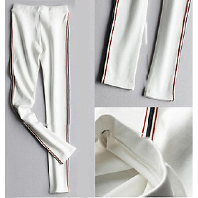 Quần legging Kẻ Sọc Co Giãn (XÁM)