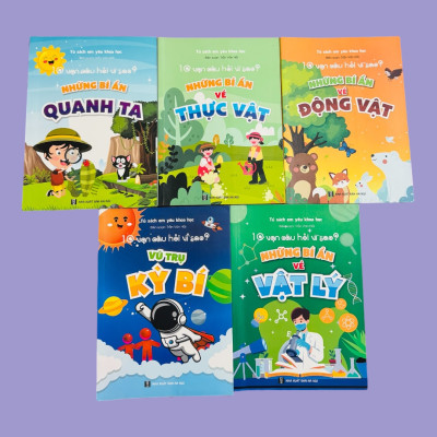 Sách- Những bí ẩn về Động Vật trong bộ Sách 10 Vạn Câu Hỏi Vì Sao - Tủ sách Em yêu Khoa học (Phiên bản mới nhất)