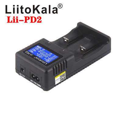 Bộ sạc pin thông minh LIITOKALA LII-PD2  2 khe cắm Độc lập - Phích cắm của US
