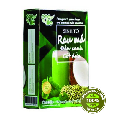 Dòng sản phẩm Rau má ONELIFE (Bột Rau Má Nguyên Chất & Sinh Tố Rau Má Đậu Xanh Cốt Dừa)