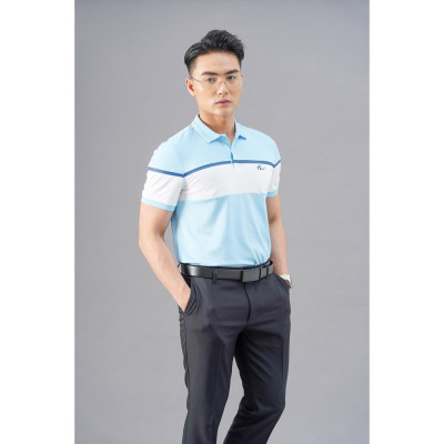 Áo Polo Nam Ngắn Tay AM SPORT1 PLM235 Có Cổ, Thấm Hút Mồ Hôi, Nhanh Khô, Co Giãn Tốt, Không Bai Xù