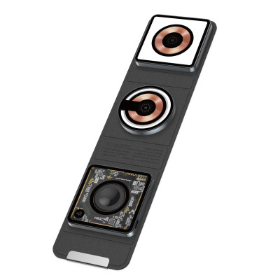 Dock sạc Wiwu Triple Foldable 3 in 1 Wi-W001  cho điện thoại, tai nghe, đồng hồ có thể gấp gọn lại, sạc 3 thiết bị cùng lúc được - Hàng chính hãng