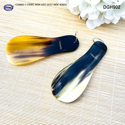 COMBO 2 chiếc Đón gót giày bằng sừng nhỏ gọn, làm móc khóa hoặc để túi (DGH902) Cho giày Nam & Nữ