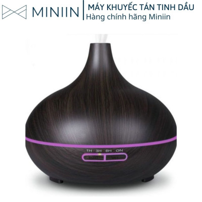 Máy Xông Tinh Dầu Cao Cấp Bầu Tiên Sang Trọng Siêu Âm 550ml - Giúp Khuếch Tán Tỏa Hương Thơm Phòng Ngủ- Nhà Hàng-Khách Sạn- Spa- Tặng Kèm Điều Khiển - Hàng Chính Hãng MINIIN