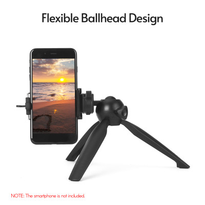 Chân đế máy ảnh YUNTENG YT-238  để bàn mini có chân đế 1/4 inch Trục vít linh hoạt với giá đỡ điện thoại cho máy ảnh kỹ thuật số