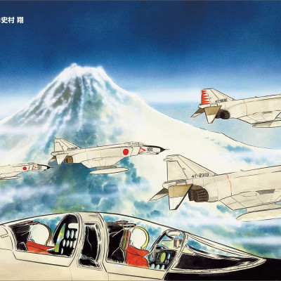 Sách ngoại văn: Kaoru Shintani Artworks - Fighter Aircraft to Bishojo (Japanese Edition)