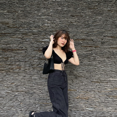 Giày Sandal Nữ The Bily 02W Quai Chéo Đôi - Màu Đen BL02WD