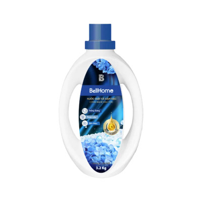 Nước Giặt Xả Công Nghệ Sinh Học Bell Home Hương Cuốn Hút 3,2KG