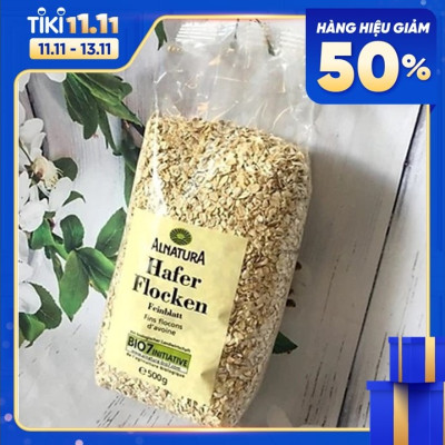 500Gr Yến mạch tươi nguyên chất Hafer Flocken loại cán dẹt - Nhập Khẩu Từ Đức