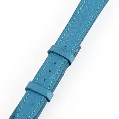 Dây đồng hồ nam nữ Huy Hoàng da bò size nhỏ màu xanh da HT8111