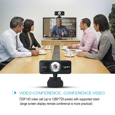 Webcam với Mic Manual Focus 720P HXSJ S90 HD 