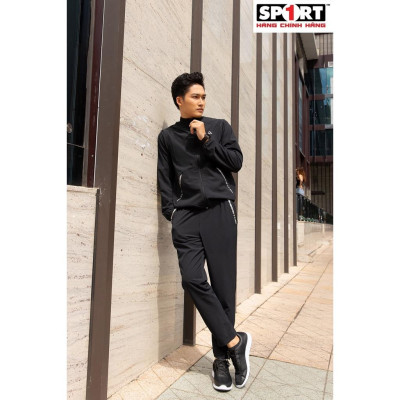 Bộ Quần Áo Gió Thể Thao Nam AM MWS002 Chất Liệu Mềm Mại, Không Thấm Nước, Không Nhăn  Sport1