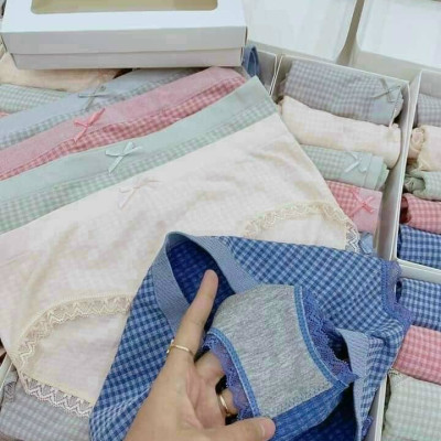 Combo 10 Quần Lót Nữ Su, Ren Thái Siêu Mịn, Kháng khuẩn FTAKY - Chất Liệu Thấm Hút Và Co Giãn 4 Chiều Tốt  - Hàng Chính Hãng