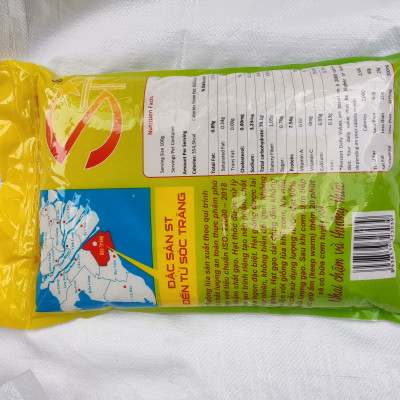 Đặc sản Sóc Trăng - Gạo Thơm ST25 Túi 5Kg - Đạt Giải Gạo Ngon Nhất Thế Giới Năm 2019 tại Manila - OCOP 4 Sao