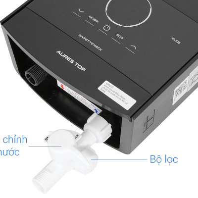 Máy nước nóng trực tiếp Ariston 4500W AURES TOP 4.5P Mẫu 2022 - hàng chính hãng( Chỉ giao HCM)