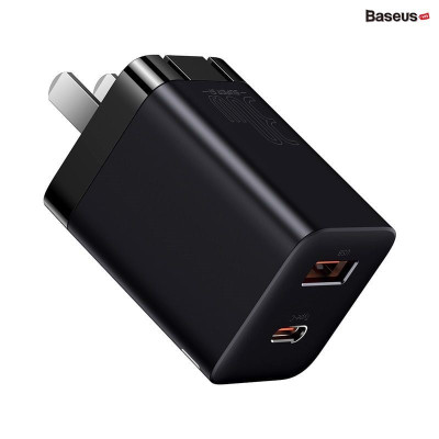 Củ sạc nhanh Baseus Super Si Pro 30W Quick Charger 1C+ 1U CCSUPP - Hàng chính hãng