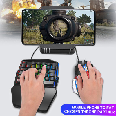 Bàn phím Màng một tay HXSJ 35 phím với đèn nền tiện dụng và Chống bóng