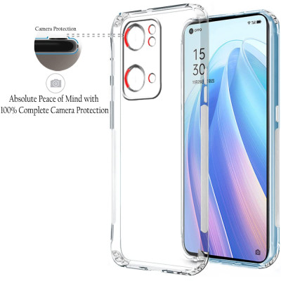 Ốp lưng silicon dẻo cho Oppo Reno 7Z hiệu Ultra Thin trong suốt mỏng 0.6mm độ trong tuyệt đối chống trầy xước - Hàng nhập khẩu