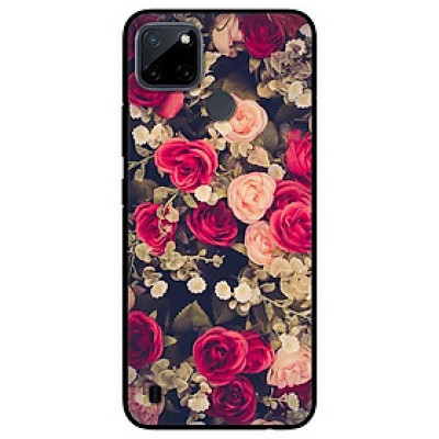 Ốp lưng dành cho Realme C21Y - C25Y mẫu Hoa Hồng Hồng