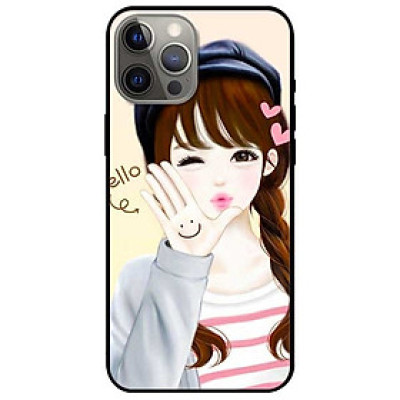Ốp lưng dành cho Iphone 12 Promax mẫu Hello Em Gái