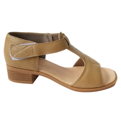 Giày Sandal BIGGBEN Da Bò Thật Cao 4 Phân SDCG108