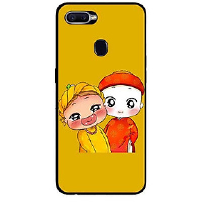 Ốp lưng dành cho Oppo A12 - A5s (A7) mẫu Quỳnh và Cải
