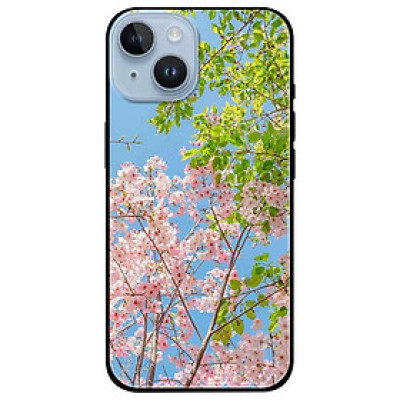 Ốp lưng dành cho Iphone 14 - 14 Plus - 14 Pro - 14 Pro Max - Đào Hồng Xanh - Hàng Chính Hãng