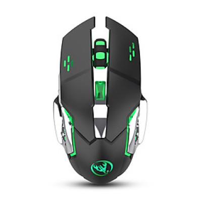 Chuột chơi game HXSJ M70 2.4G sạc không dây đầy màu sắc với DPI có thể điều chỉnh cho PC Notebook