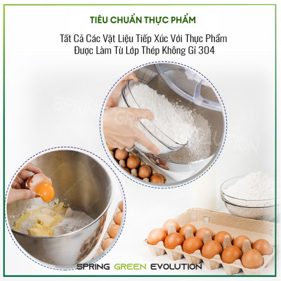 Máy Trộn Thực Phẩm, Máy Đánh Trứng, Máy Nhồi Bột, Máy Đánh Kem MIXER 10L Cao Cấp. Trộn Mọi Loại Thực Phẩm, Tốc Độ Cao, Tiết Kiệm Điện, Hàng Nhập Khẩu