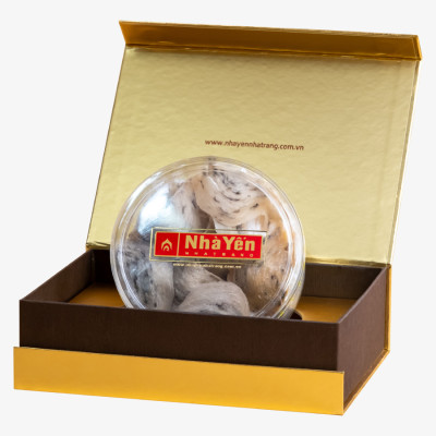 Tổ Yến Trắng Thô - Nhà Yến Nha Trang - Loại Chất Lượng 59 - Hộp 100 Gram - Tổ Yến Nguyên Chất - Tổ Yến Thô - Hàng Chính Hãng