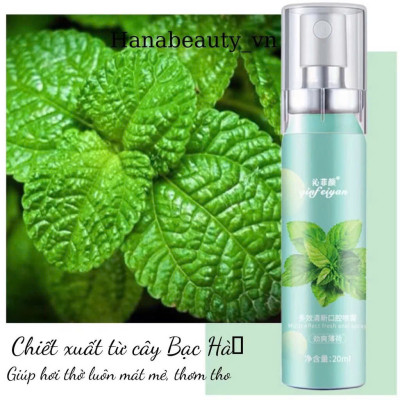 Xịt Thơm Miệng Thảo Dược – 2 Chai Khử Mùi Hôi Miệng, Diệt Khuẩn, Hương Thơm Quyến Rũ Cho Nam Nữ, ĐÈN TRANG TRÍ , ĐỒNG HỒ TREO TƯỜNG