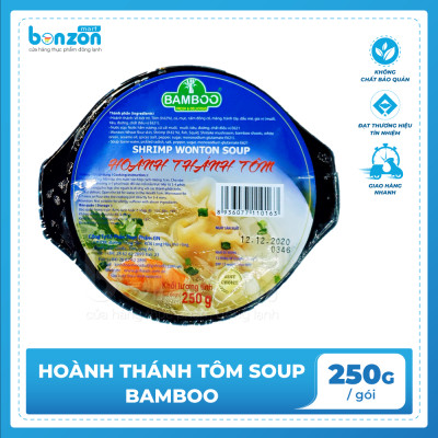 Hoành thánh tôm soup Bamboo 250g