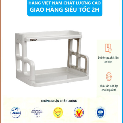 Kệ Đựng Gia Vị Nhà Bếp 2 Tầng Chắc Chắn Việt Nhật , Kệ Nhà Bếp Đa Năng - Hàng Việt Nam